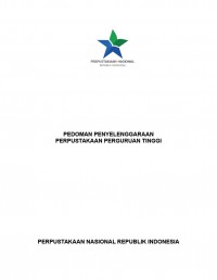 Image of Pedoman Penyelenggaraan Perpustakaan Perguruan Tinggi